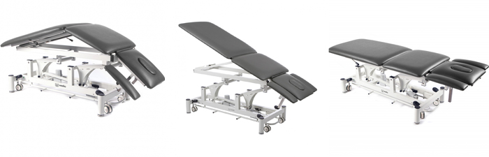 Positions de la table de massage Weelko Carp Positions de la table de massage Weelko Carp